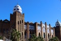 Monumental Arena on a bright, sunny day in Barcelona, Ã¢â¬â¹Ã¢â¬â¹Catalonia, Spain Royalty Free Stock Photo